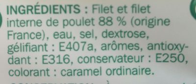 Blanc de Poulet - Ingredients - fr