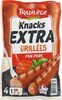 Knacks extra généreuses grillées x 4 - Produit