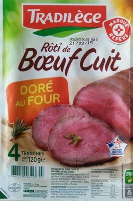 Roti de boeuf cuit VBF Tradilège - Product - fr