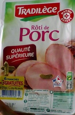 Rôti de Porc Qualité Supérieure (6 Tranches + 3 Gratuites) - Produit