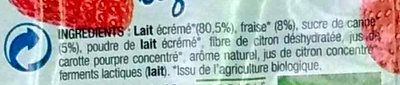 Fraise 0% - Ingredients - fr