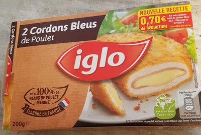 Cordons bleus de poulet - Product - fr
