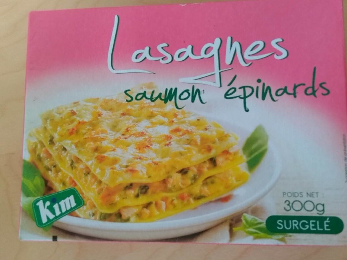 Lasagnes saumon épinards - Produit