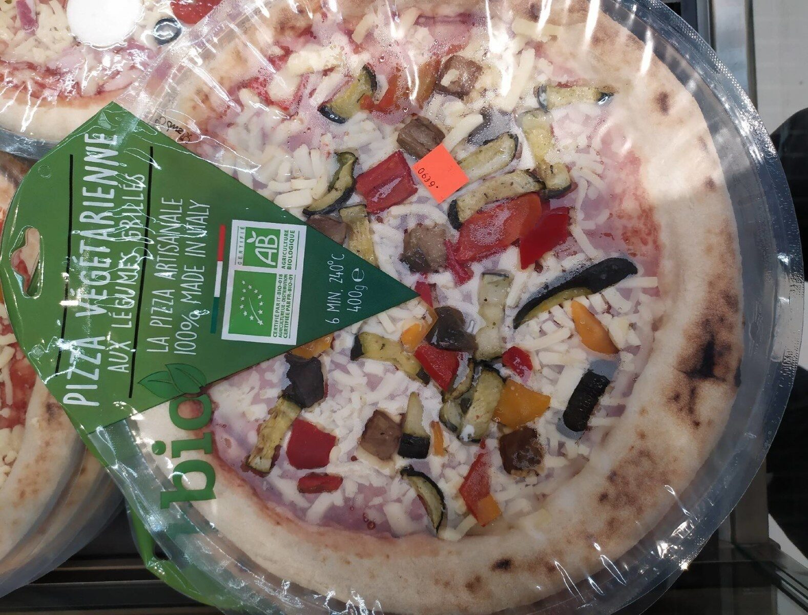 Pizza végétarienne aux légumes grillés - Produit