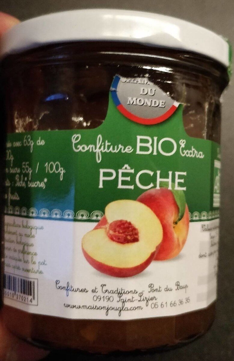 Confiture BIO extra pêche - Product - fr