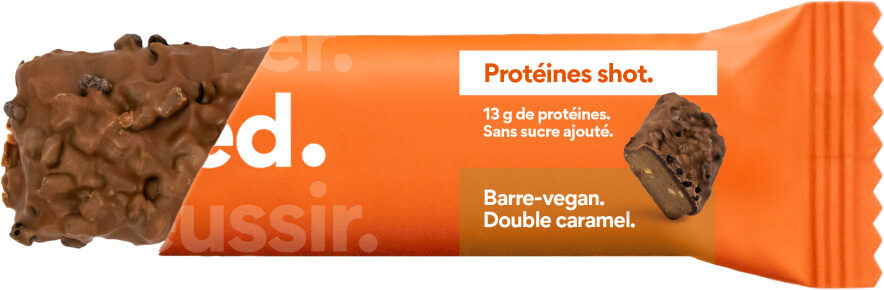 Barre Protéines shot Double-caramel - Produit