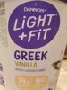 Light and fit Greek vanilla yogurt - Produkt