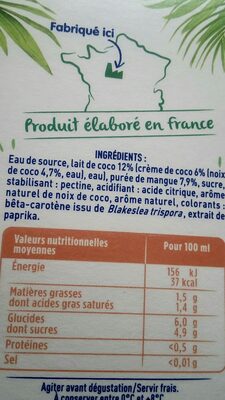 Coco plaisir - Ingredients - fr