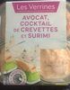 Verrines Avocat Crevettes et Surimi - Product