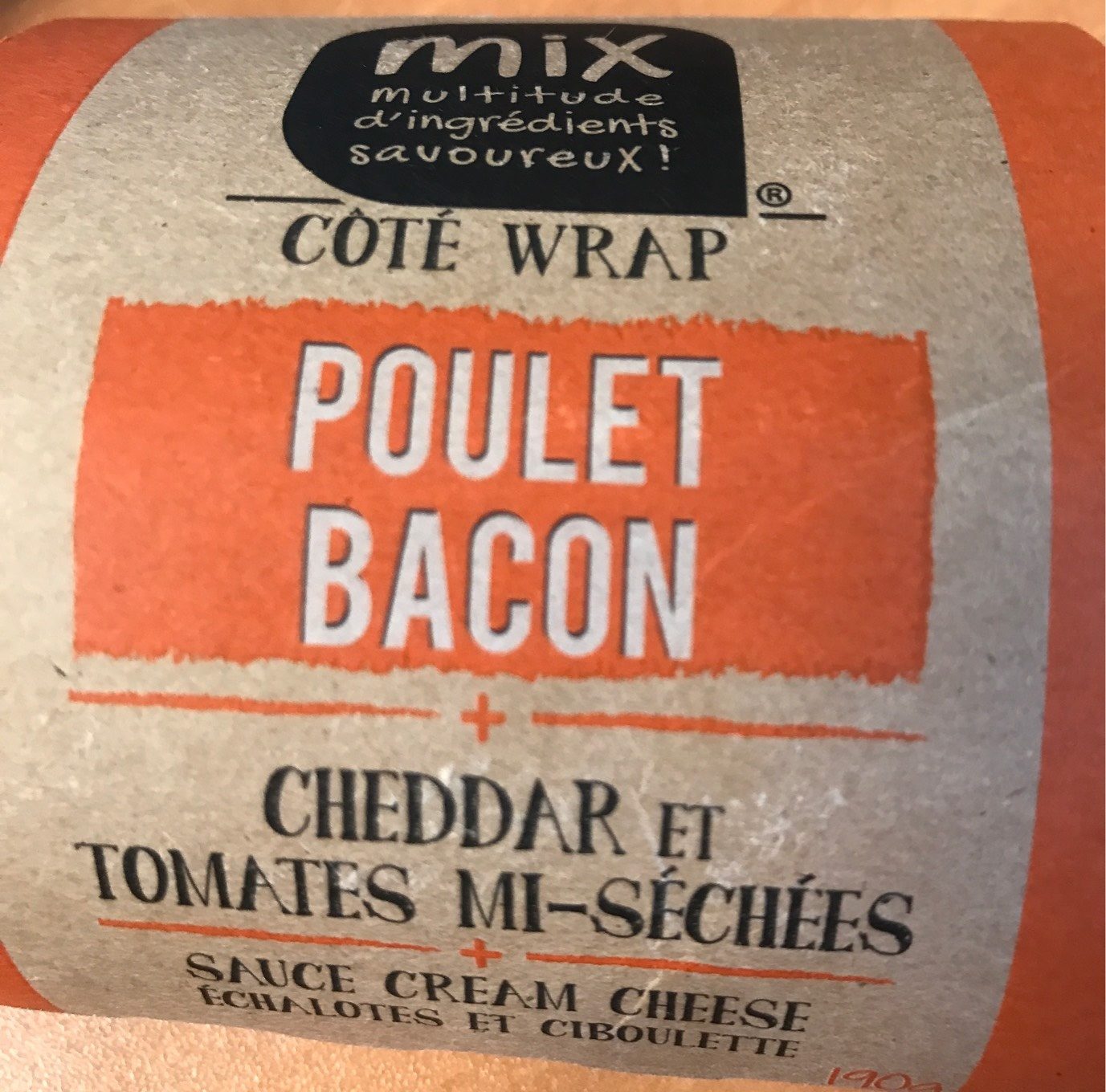 Wrap Poulet Bacon, 190g - Producto - fr