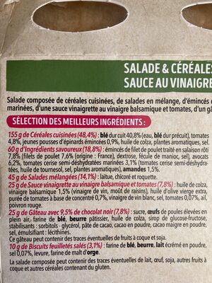 Salade Coffret Poulet Avocat MIX - Ingredienser - fr