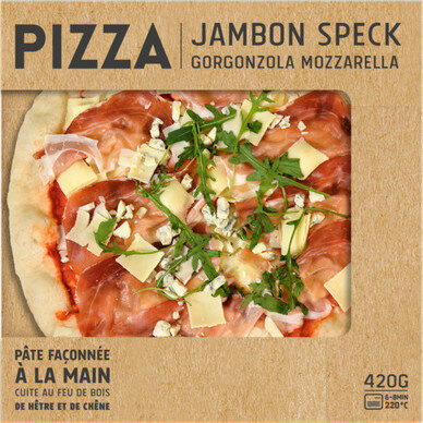 Pizza Jambon Speck Gorgonzola Mozzarella - Product - fr