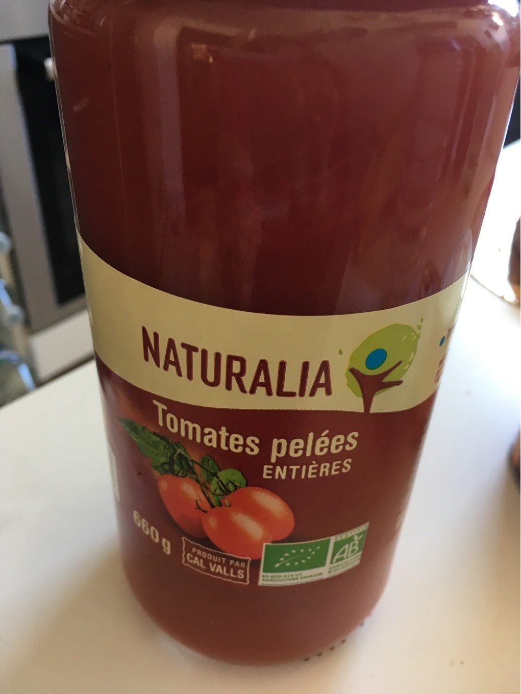 Tomates pelees - Produit