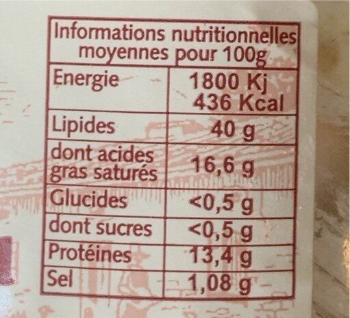 Rillettes de Canard au Foie Gras - Nutrition facts - fr
