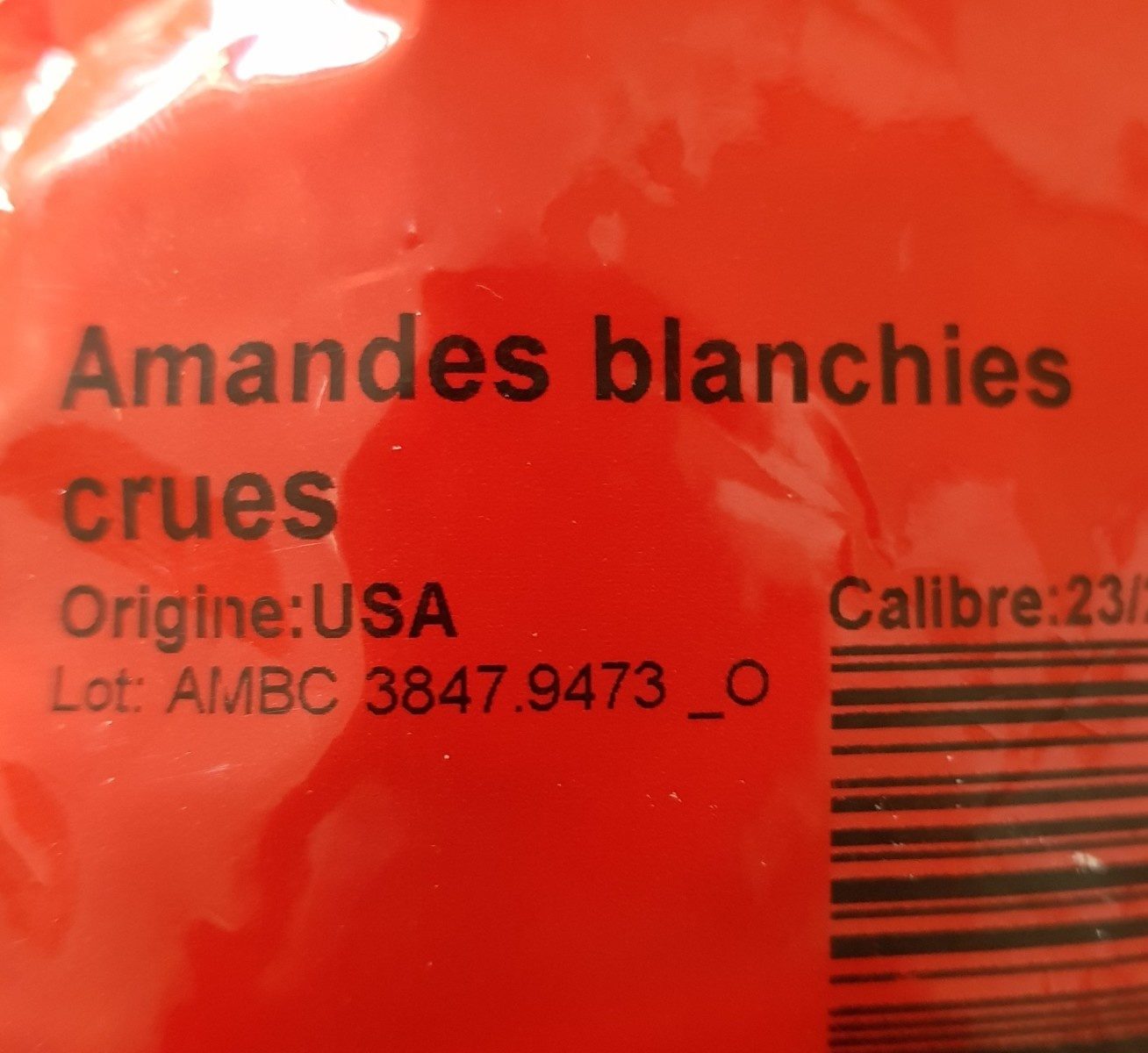 Amandes blanchies - Ingredients - fr