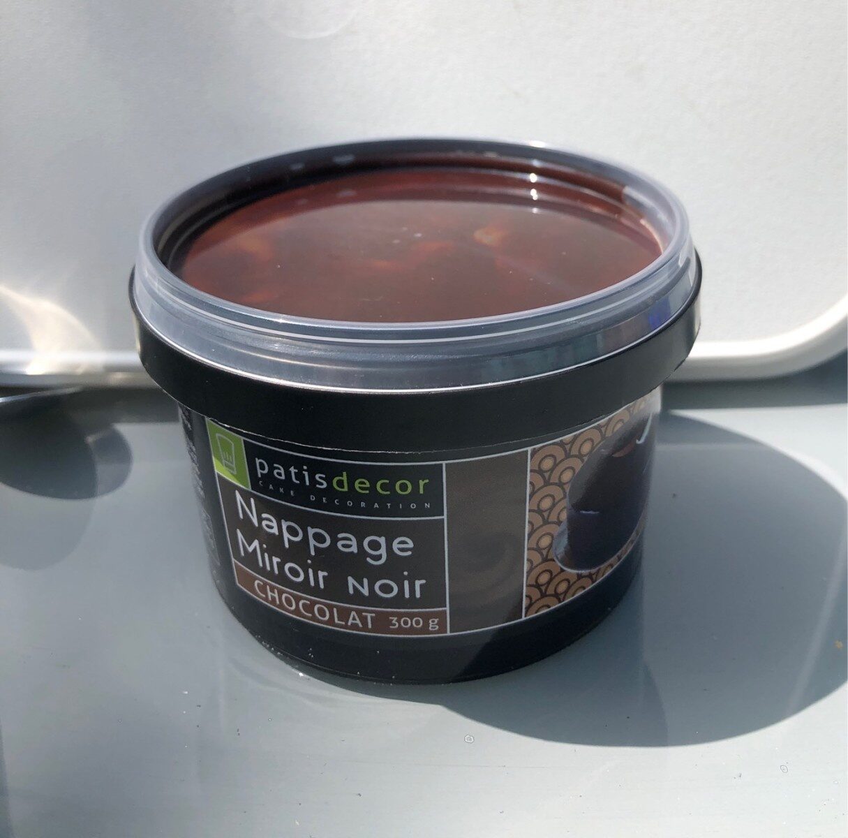 Nappage miroir chocolat - Tableau nutritionnel