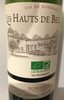 Vin de Bordeaux - Les Hauts de Bellevue - Produit