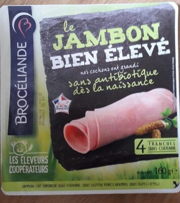 Jambon Bien Élevé 4 tranches - Nutrition facts - fr