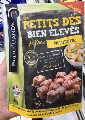 Les Petits Dés Bien Elevés de Porc Moutarde - Product - fr