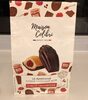 La madeleine coque chocolat noir coeur framboise - Product