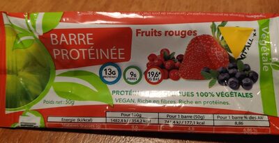 Barre protéinée Fruits rouges - Product - fr