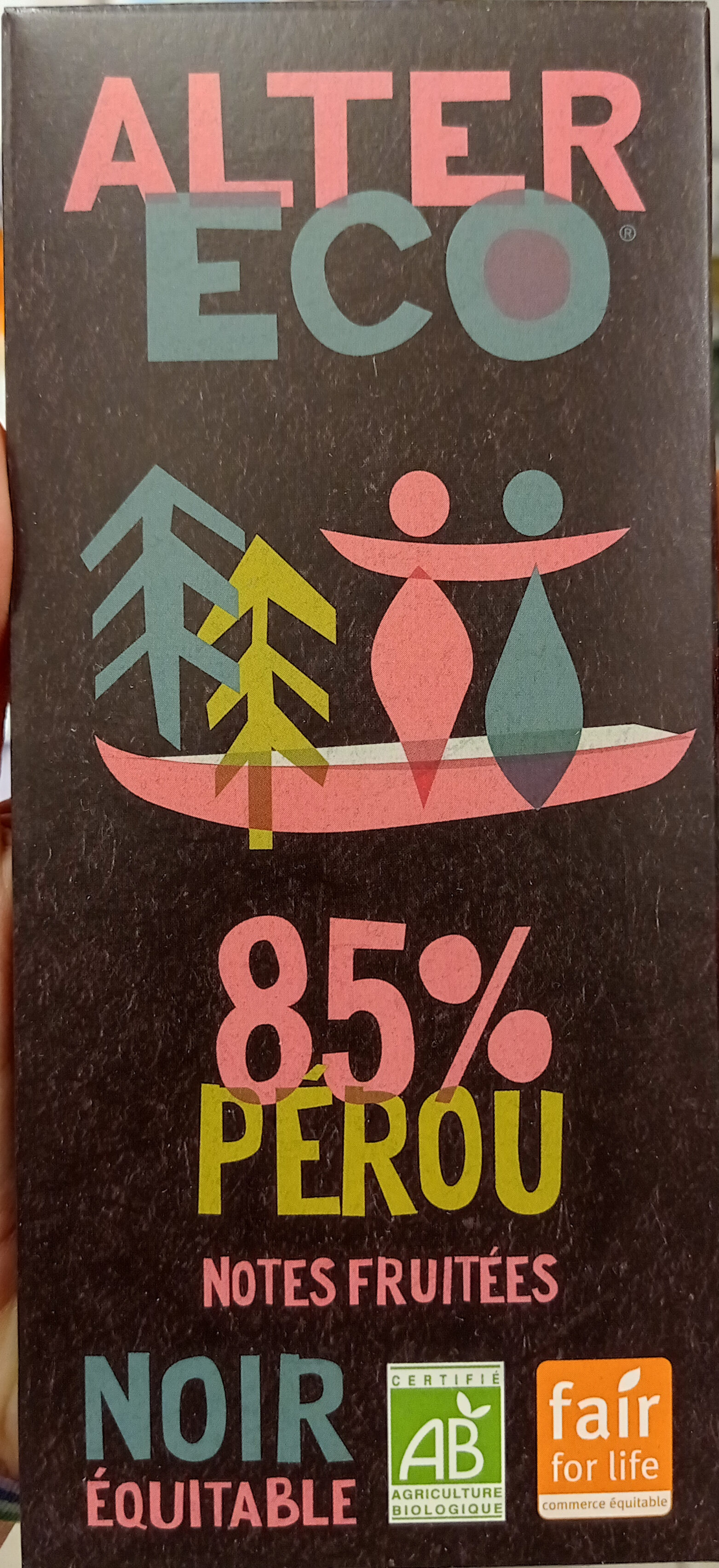 Noir 85% Pérou - Product - fr