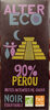 Chocolat noir Pérou 90% - Producto
