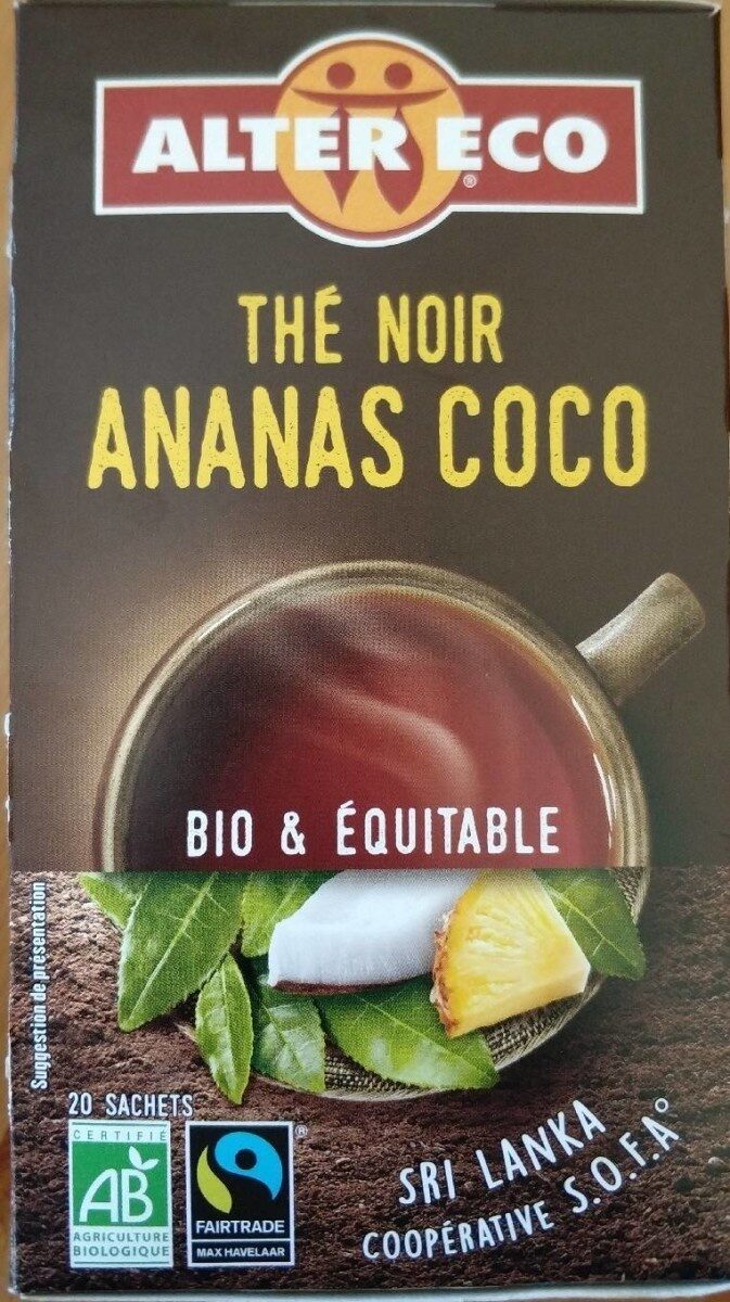 Thé noir Ananas Noix de coco - Produkt - fr