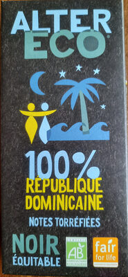 Chocolat 100% République dominicaine - Produit