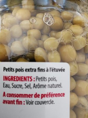 Petits Pois - Ingredients - fr