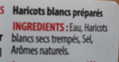 Haricots Blancs préparés - Ingredients - fr