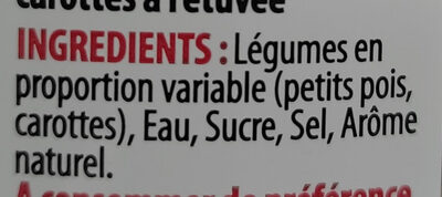 Petits Pois Carottes - Ingredients - fr