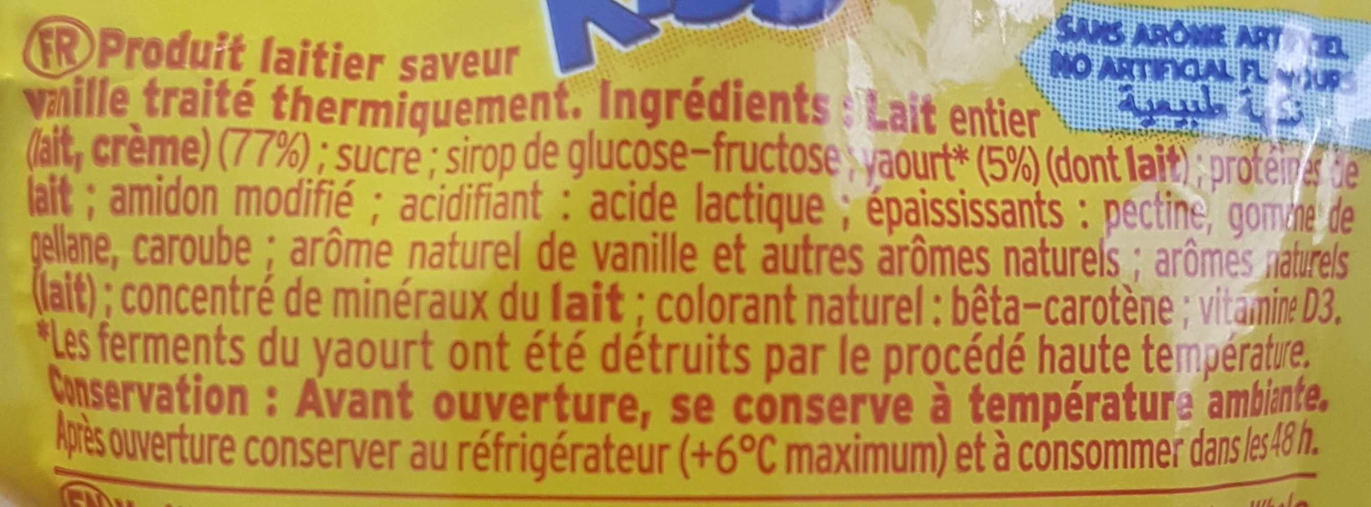 Milk kiss - Ingredients - fr