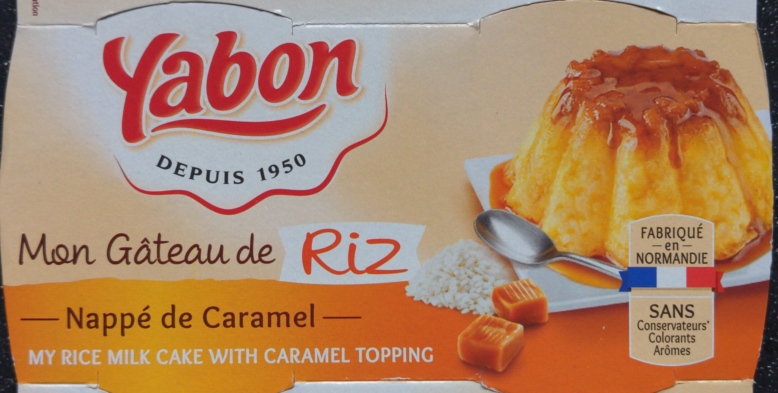 Gâteau de Riz nappage Caramel (4 pots) - Product - fr