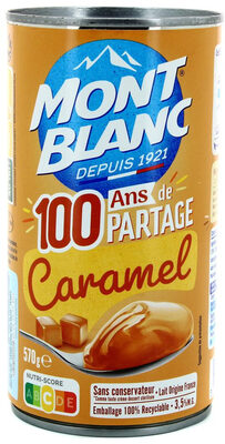 MONT BLANC Crème dessert Boîte Caramel 570g - نتاج - fr