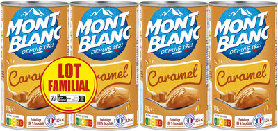 MONT BLANC Crème dessert Boîte Caramel 4x570g Lot Familial - نتاج - fr