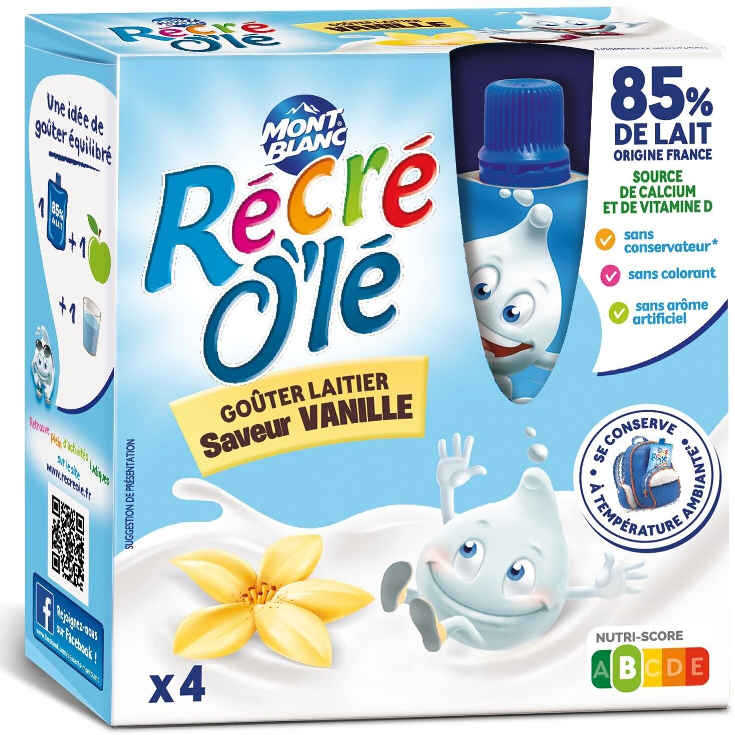 Récré O'lé saveur vanille - Product - fr