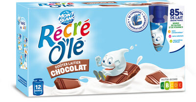 RÉCRÉ O'LÉ Goûter laitier Gourdes Chocolat 12x85g - Produkt - fr