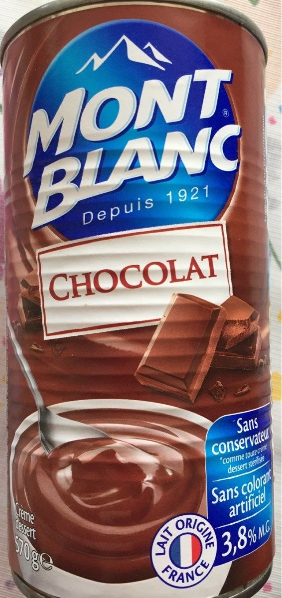 Mont Blanc Chocolat - Produit