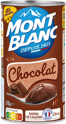 MONT BLANC Crème dessert Boîte Chocolat 570g - Produit