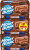 MONT BLANC Crème dessert Coupelles Chocolat 3x4x125g Lot Familial - Producto