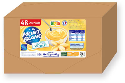 MONT BLANC Crème Dessert Saveur Vanille 48x125g - نتاج - fr