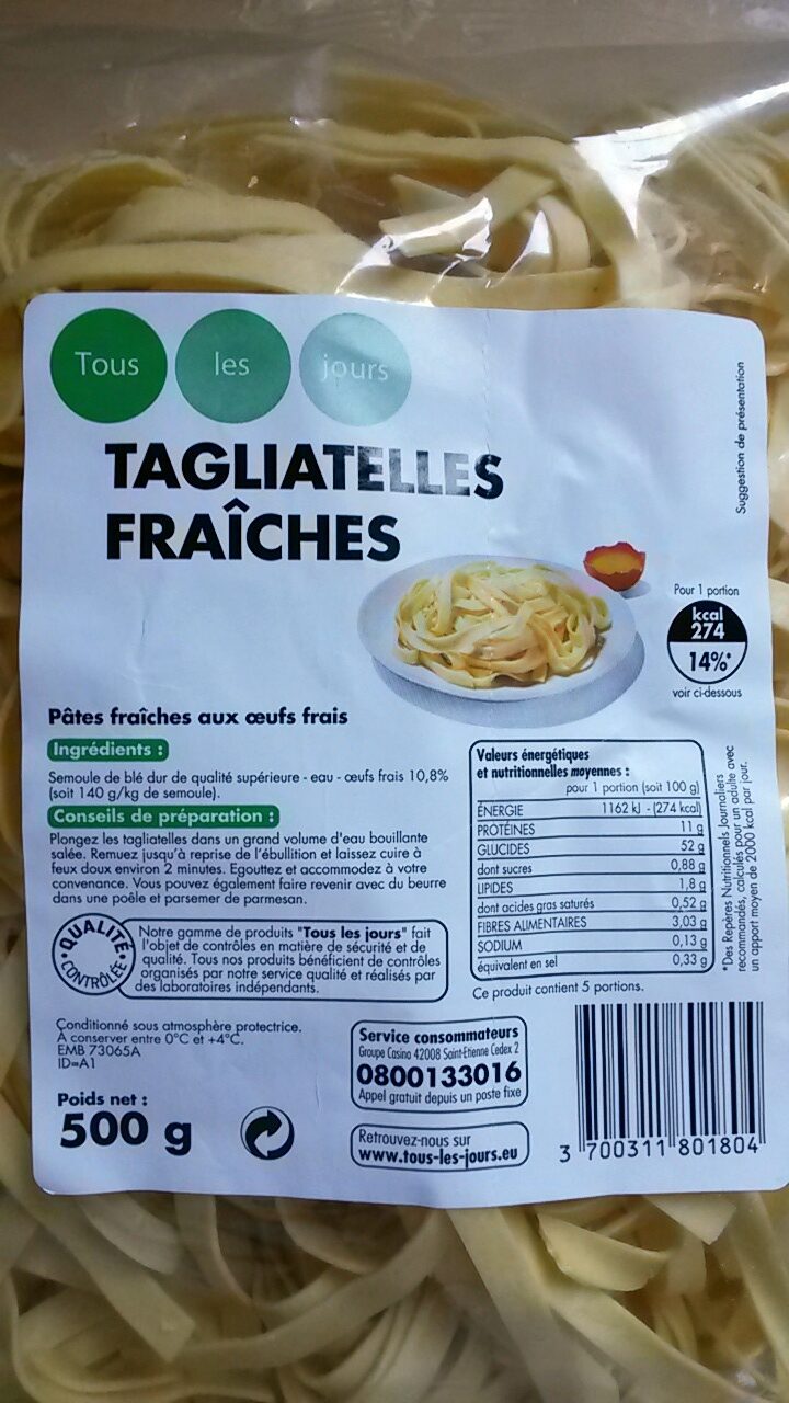 Tagliatelles - Product - fr