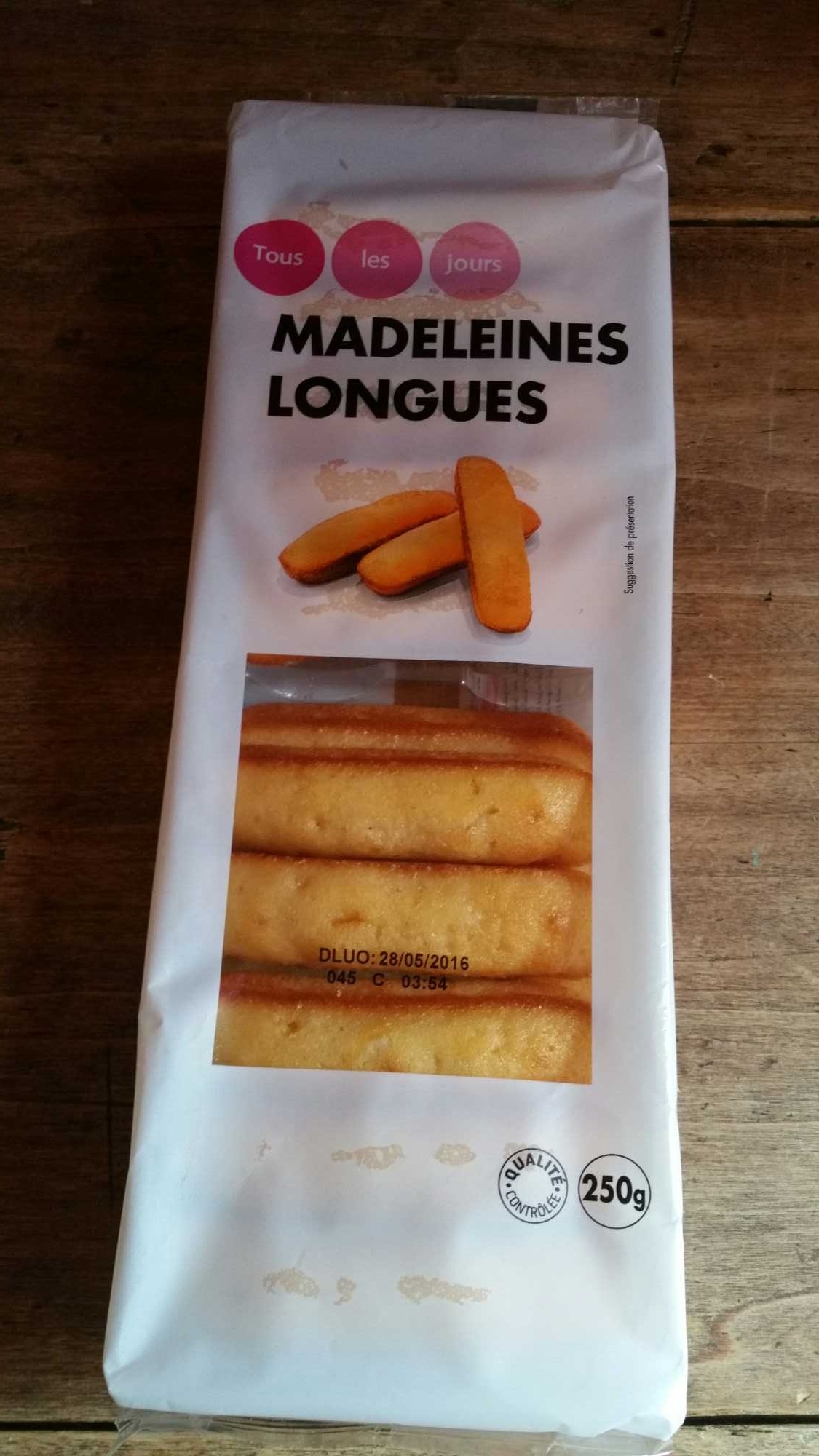 Madeleines longues - Product - fr