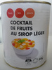 Cocktail de fruits au sirop léger - Produit