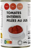 Tomates entieres pelées au jus - Product