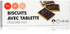 Biscuits avec tablette chocolat noir - Product