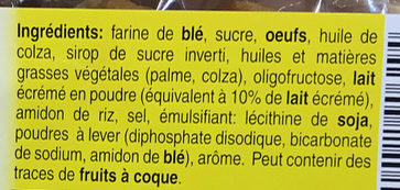 8 Gaufres au lait - Ingredients - fr