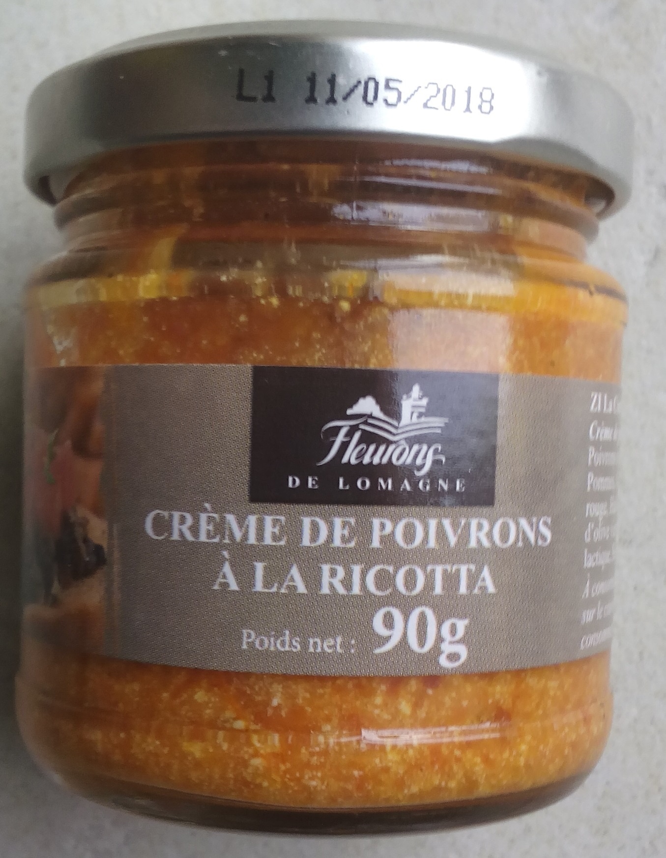Crème de poivrons à la Ricotta - Produit