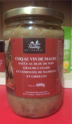 Coq au vin de Maury - Produit